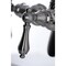 Kingston Brass CC6013T8 Clawfoot Tub Faucet with Hand Shower, Brushed Nickel CC6013T8 - alternate 2
